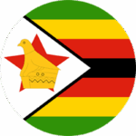 Zimbabwe - flag-round-250